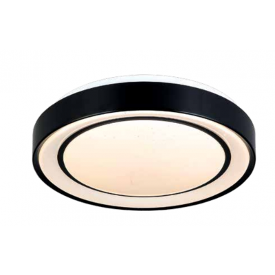 Φωτιστικό Οροφής LED 27W Μεταλλικό Μαύρο Στρογγυλό InLight 42179Β