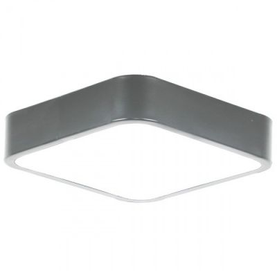 Φωτιστικό Οροφής LED Μεταλλικό Γκρι με Λευκό Κάλυμμα Spotlight 3211
