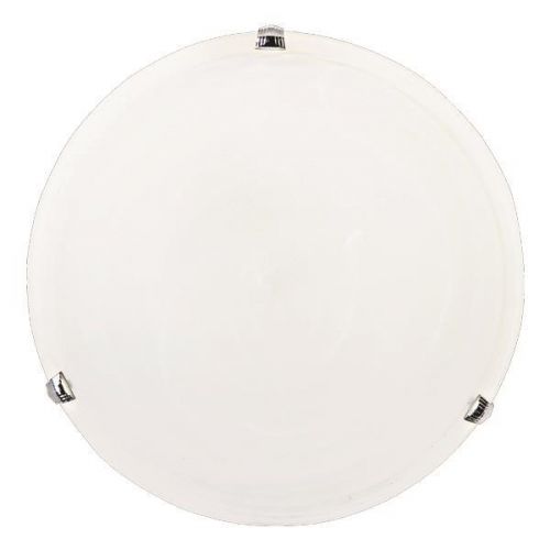 Φωτιστικό Οροφής "ERIS" Φ30 Λευκό/Νίκελ Eurolamp 145-22411