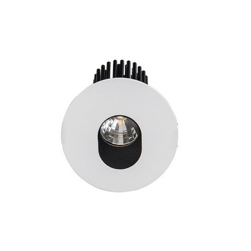 Σποτ Χωνευτό LED Στρογγυλό Αλουμινίου Λευκό 3000Κ Zambelis Lights 180012