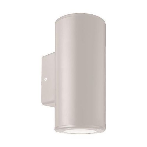 Απλίκα Τοίχου Στρογγυλή UP-DOWN Πλαστική GU10 Λευκή Eurolamp 145-82014