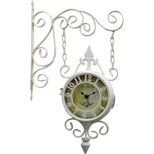 Ρολόι Τοίχου Κλασσικό Λευκό Inart 3-25-021-0012