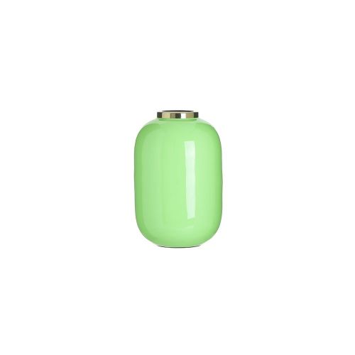 Βάζο Μεταλλικό Πράσινο Φ17Χ24 Inart 3-70-650-0058