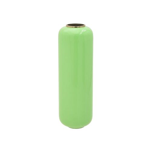 Βάζο Μεταλλικό Πράσινο Φ25Χ69 Inart 3-70-650-0060 