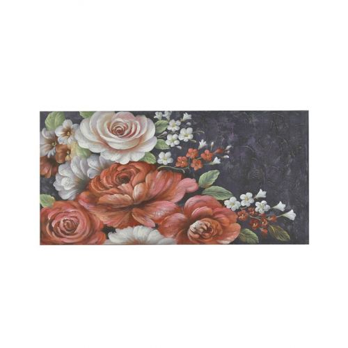 Πίνακας Καμβάς Πολύχρωμος Με Λουλούδια 120Χ3Χ60 Inart 3-90-916-0006