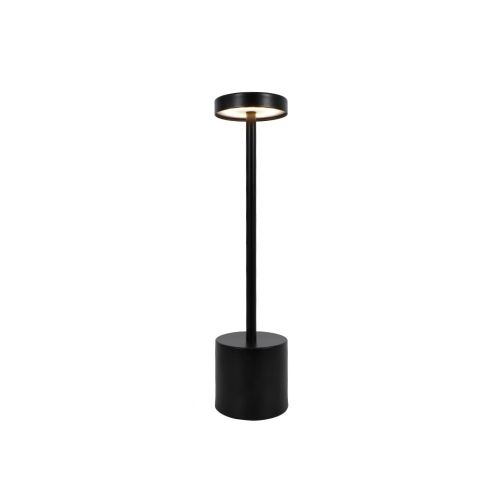 Επιτραπέζιο Φωτιστικό Επαναφορτιζόμενο LED Μαύρο InLight 3035