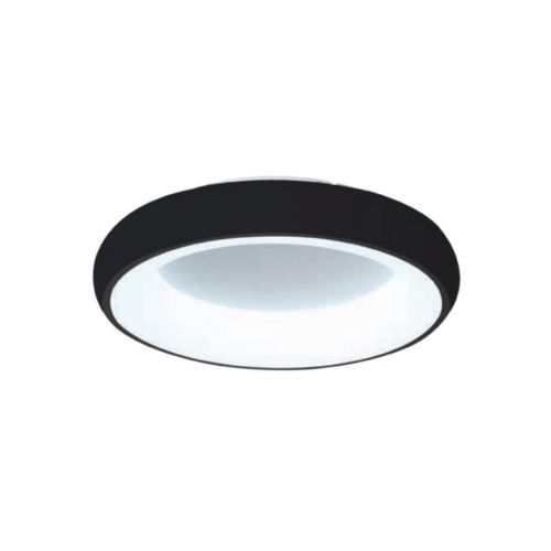 Φωτιστικό Οροφής LED με Εναλλαγή Χρώματος 110W Μεταλλικό Μαύρο InLight 42020Α