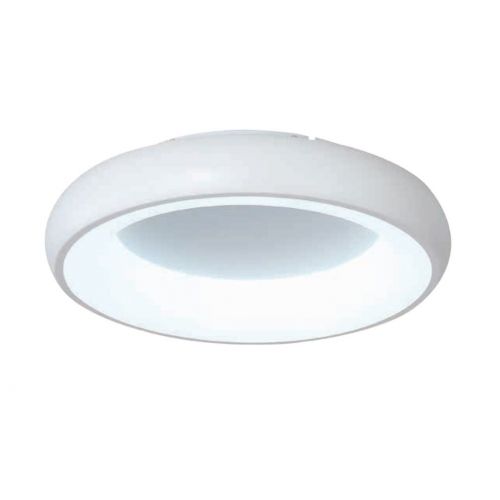 Φωτιστικό Οροφής LED με Εναλλαγή Χρώματος 54W Μεταλλικό Λευκό InLight 42020Β