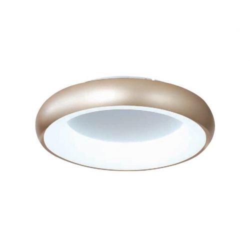 Φωτιστικό Οροφής LED με Εναλλαγή Χρώματος 110W Μεταλλικό Χρυσό InLight 42021Α