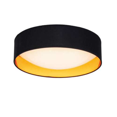 Φωτιστικό Οροφής LED με Μαύρο Πλαστικοποιημένο Μαύρο Ύφασμα Alice Viokef 4216900