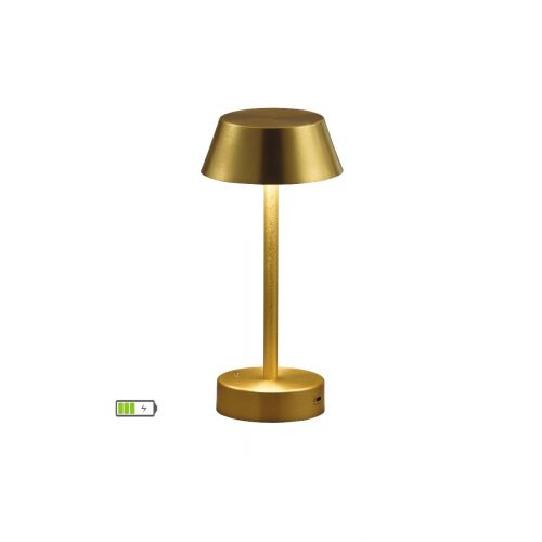 Επιτραπέζιο Φωτιστικό Μεταλλικό LED Χρυσό Princess Viokef 4243700