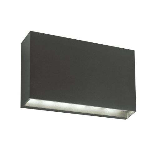 Απλίκα Τοίχου Πλαστική LED Μαύρη Elvira Viokef 4257200
