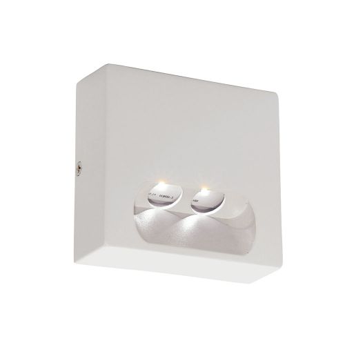 Απλίκα Τοίχου Δίφωτη LED Λευκή Poros Viokef 4261400