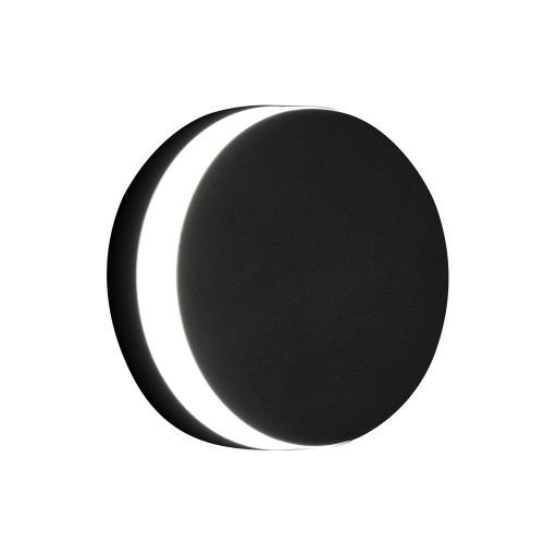 Απλίκα Τοίχου Αλουμινίου LED Μαύρη Greta Viokef 4262100