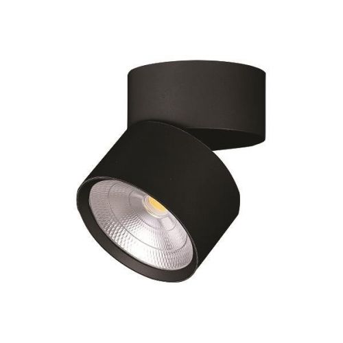 Σποτ Οροφής Κινητό Κύλινδρος LED 15W 4000K Μαύρο PLUS Eurolamp 145-25207
