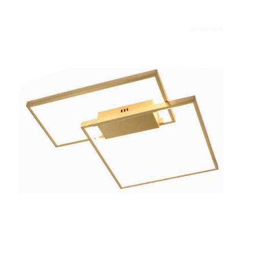 Φωτιστικό Οροφής LED 38W Dimmable Χρυσό Γραμμικό InLight 6066-GL