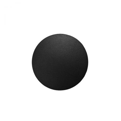 Απλίκα Τοίχου LED Αλουμινίου Μαύρη Round Smooth Viokef 4285200