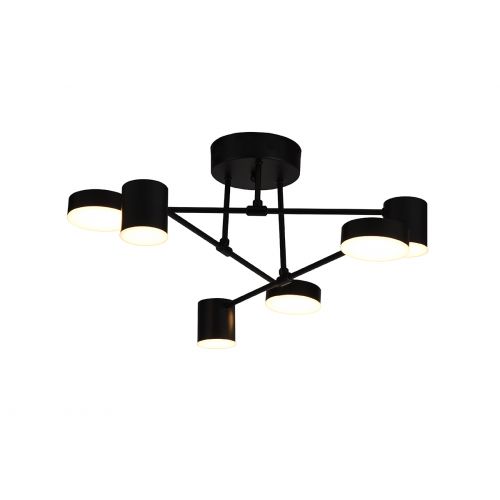 Φωτιστικό Οροφής LED Ακρυλικό Μαύρο Dimmable Viokef Uno 4268200