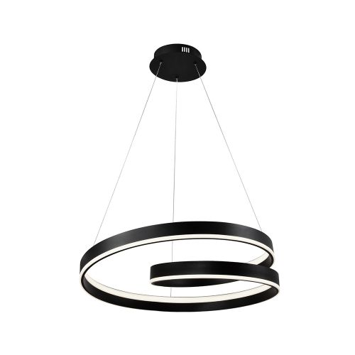 Κρεμαστό Φωτιστικό LED 59W Μαύρο Capri Viokef 4291300