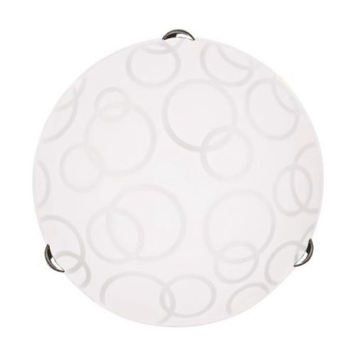 Φωτιστικό Οροφής  "LEIA"  Λευκό/ Νίκελ Eurolamp 145-22401
