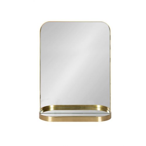 Καθρέπτης Τοίχου Μεταλλικός Χρυσός Inart 3-95-987-0003