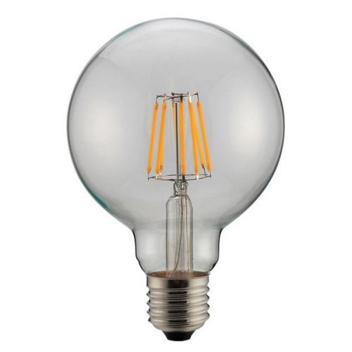 Λάμπα Γλόμπος LED Filament Dimmable G95 8W Ε27 6500K 220-240V Eurolamp