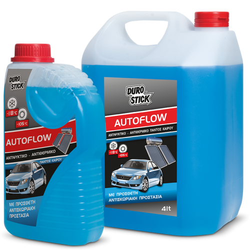 Durostick Autoflow Αντιψυκτικό Παραφλού Ψυγείου Αυτοκινήτου Μπλε 4lt