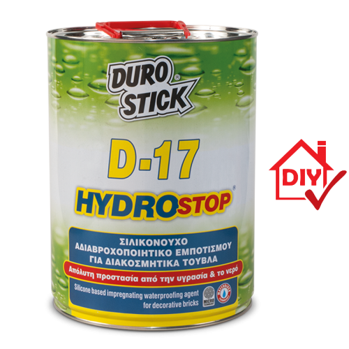 Durostick D 17 Hydrostop Σιλικονούχο Εμποτισμού για Διακοσμητικά Τούβλα Διάφανο 4lt