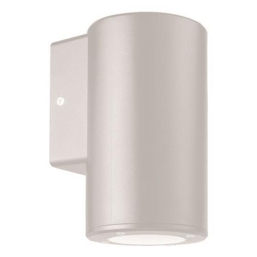 Απλίκα Τοίχου Μονή στρογγυλή DOWN Πλαστική GU10 Λευκή Eurolamp 145-82010
