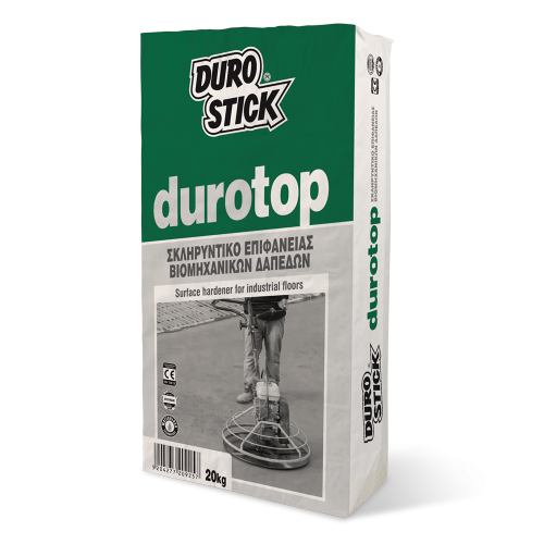 Durostick Durotop Σκληρυντικό Επιφάνειας Βιομηχανικών Δαπέδων Γκρι 20kg