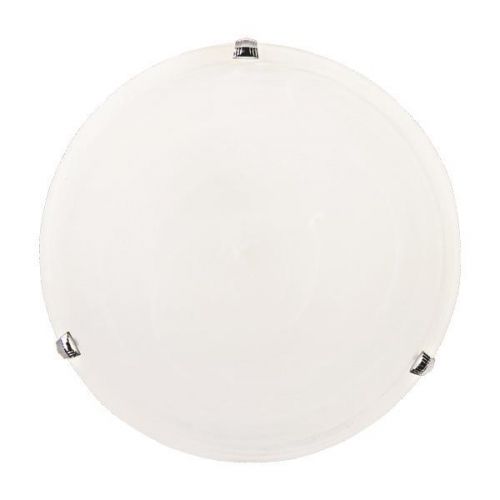 Φωτιστικό Οροφής "ERIS" Φ40 Λευκό/Νίκελ Eurolamp 145-22412