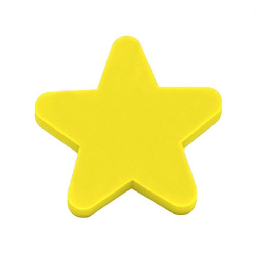 Πόμολο Επίπλου Παιδικό C849/P18 Αστεράκι Κίτρινο 4,9cm