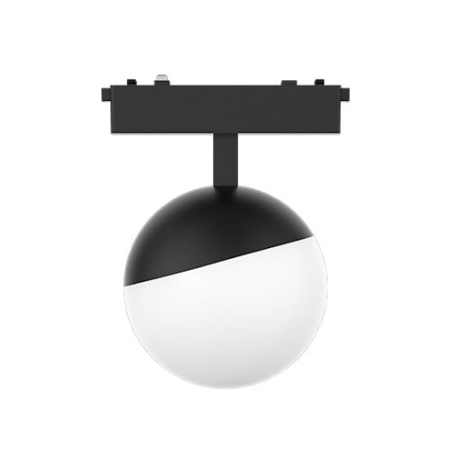 Γραμμικό Φωτιστικό Μπάλα LED 6W 3CCT Για Ultra Thin Μαγνητική Ράγα Μαύρο InLight T05305