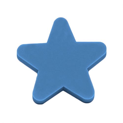 Πόμολο Επίπλου Παιδικό C849/P18 Αστεράκι Μπλε 4,9cm
