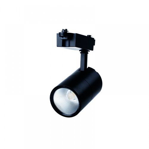 Σποτ Ράγας Μαύρο LED 30W 3000Κ Ρυθμιζόμενη Κεφαλή InLight T00201-BL